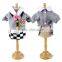 2014 Wholesale Hounds-tooth Stocked Fashion Dog Pet Clothes For Couples