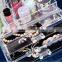 modern fashional pure acrylic makeup organizer/acrylic cosmetic organizer with drawer