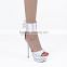 High fashion famous designer heels ankle strap sandals platform women sexy shoes 2016
