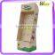Movie guide corrugated peg hook floor display stand