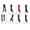 New Arrival Women Fashion Slip-on Mid-Calf Boot,Black Red Ladies Platform Boots