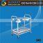 New Style Square Fast Food Vending Carts For Sale With Adjustable Wheels