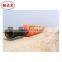 Flanged dredging rubber hose pipeline with floater for dredging operation