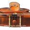 (TL004-1) Flamed Wood Violin With Case Jujube Accessories With Four Fine Turners