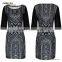 Black Lace One Shoulder Flesh Pink Mermaid Free Pattern Evening Dresses