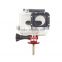 Universal Aluminum Alloy Bicycle Headset Mount Adapter w/ Screw for GoPro Hero 4 3+/3/2/1, Black/ Red/ Blue GP94