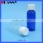 Clear Blue Plastic Cosmetic Bottle Packaging,Clear Blue Cosmetic Bottle