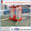 (10 m)three mast hydraulic aluminum alloy man lift platform table hydraulic work platforms