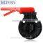 BOYAN wholesale price plastic upvc water butterfly valve