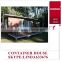 modern prefab modular mobile shipping container coffee shop /container store
