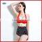 Polka Dot High Waisted Bathing Suits Bikini
