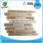 logo prints round/straight edge wooden ice cream sticks