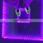 wholesale Portable 50x50cm Wedding light up Disco Decoration led starlit 3d mirror dance floor Stage LED Dance 3d Flooring