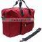 foldable tote bag / foldable zipper tote bag (red)
