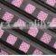 Wearing resistant alumina ceramic tiles lined pulley lagging