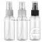 30ML PET factory price perfume spray plastic bottle with screw cap