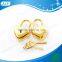 AJF Zinc Alloy Gold Heart Mini Metal Lock With Key