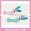 pet toys pink and light blue bone design