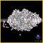 SS3-SS30 Non Hitfix White AB Flatback Rhinestone for Nail Design