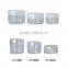 Fashion portable plastic travel cosmetic packaging jar wholesale plastic cosmetic pet jar