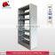 Single unit metal bookshelf double face school bookshelf