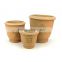 Handmade clay small flower pots