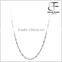 Solid 925 Sterling Silver Italian Water Waves Link Chain Necklace for Women