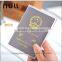 Travel waterproof custom transparent pvc personalized passport holder