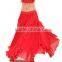 SWEGAL sexy fashion red Swing dress,belly dance gorgeous expansion skirt,belly dance skirt SGBDS13015