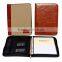 A4 Business PU leather portfolio folder,a4 leather document folder,portfolio folder with zipper