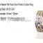 Fashion Women Ring Multi Austrian Crystal 18k Gold Plating Golden Rings