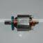 Rotor and stator for electric hand drill, 6A 5 teeth