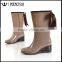 Fashion 2016 Hot Sale Vintage Women Monogrammed Rain Boots With Preppy Bows