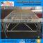 Transparent clear lighting white acrylic glass wedding stage platform