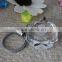 Custom crystal glass keychain