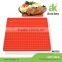 Eco-friendly Honeycomb Style Silicone Coasters Hot Mat Hot Pads