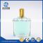 100ml flat clear glass perfume bottle with pump sprayer
