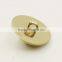 fauxmetal round dome plastic shank button
