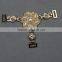 flower shape shoe upper accessories with pearl accoriess& metal buckels&