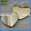 OEm zinc alloy heart shape label for purse high quanlity metel accessories for handbag wholesale