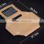 high quality kraft paper box with pet window for packing sala