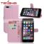 Classic wallet case for iphone 7 candy color for iphone 7 case