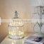 Wrought iron vintage white iron bird cages garden decoration