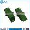 Flangeless SC Simplex Fiber Optic Adapter with Safety Shutter