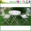 Wholesale Classic Unique Design Metal Vintage Outdoor Table Garden Furniture For Picnic