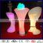 LED illuminated furniture, bar furniture sports bar chair, color rechangeable luminated hanging Bar Chair,