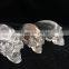 Natural Precious Clear Quartz Crystal Skull Figurine Ornaments
