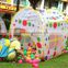 Yellow Polka Dot Play Ball Tent w/ Safety Meshing for Child Visibility & Carry Tote Large House Tent