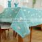 High quality hotel dining room embroidered polyester table cloth for interior decor