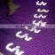 Transparent reflective self adhesive metal logos